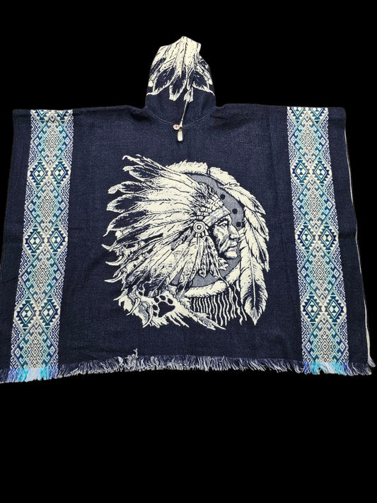 Native Wool Poncho