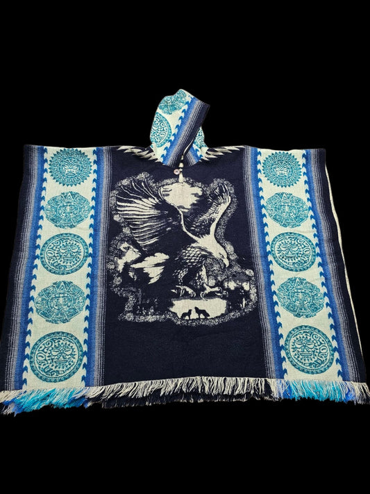 Eagle Wool Poncho