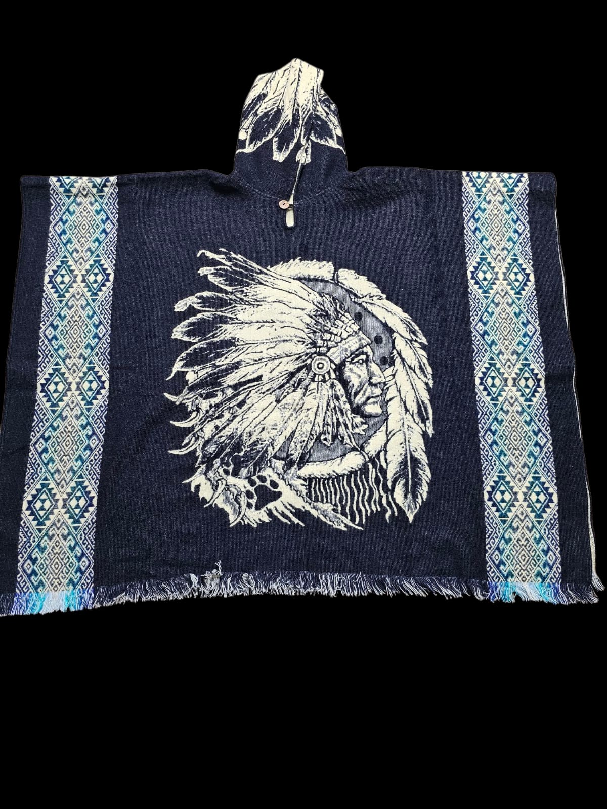 Native Wool Poncho