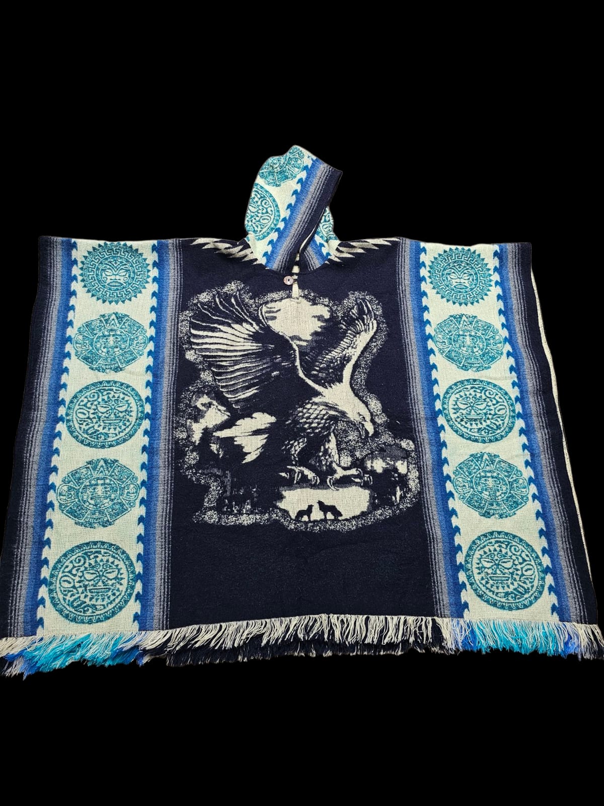 Eagle Wool Poncho
